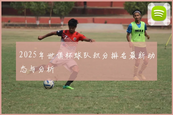 2025年世俱杯球队积分排名最新动态与分析